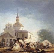 Francisco Goya The Hermitage of St Isidore Sweden oil painting artist